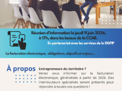 RÉUNION D&rsquo;INFO – FACTURATION ÉLECTRONIQUE
