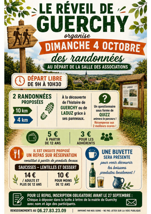 RANDONNÉES ET REPAS
