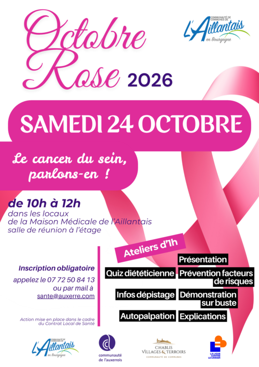 OCTOBRE ROSE – ATELIERS